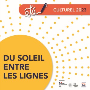 carré light du soleil entre les lignes